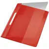 Image de Leitz, Porte-documents, Quick file Exquisit, DIN A4 extra large, PVC, feuille rigide en PVC rouge, couverture transparente (A4)