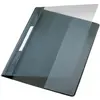 Image de Leitz - chemise à lamelles exquisit, format a4+, pvc, bleu fiml de pvc rigide, couverture avant transparente, zone dinscription
