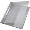 Image de Leitz, Porte-documents, Reliure à feuillets mobiles Exquisit, DIN A4 extra-large, PVC, film dur en PVC gris, couverture (A4)