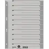 Image de Leitz, Classeur : accessoires, Feuilles de séparation, A4 extra large, carton kraft 230g/m², gris Les onglets vierges peuvent être
