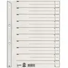 Image de Leitz, Classeur : accessoires, Intercalaires, A4 extra large, carton kraft 200g-qm, gris Les onglets vierges peuvent être utilisés