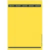 Image de Leitz, Classeur : accessoires, Etiquette de dos de dossier, 39 x 285 mm, longue, étroite, jaune convient pour standard et