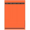 Image de Leitz, Classeur : accessoires, Etiquette de dos de dossier, 39 x 285 mm, longue, étroite, rouge convient pour standard et
