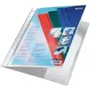 Image de Leitz, Porte-documents, Reliure à feuillets mobiles Exquisit avec pochette de présentation, blanc DIN A4 extra-large, PVC (A4)