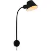 Image de Briloner, Plafonnier, Lampe de lit, noir mat, excl. 1xE27/max. 10W (E27)