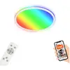 Image de Briloner, Plafonnier, B smart WiFi + Bluetooth Panneau LED RGB/W, LED/22W (2700 lm)
