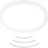 Image de Briloner, Plafonnier, Panneau LED ultra plat avec effet de rétroéclairage + Microwave, IP44, blanc (3000 lm)