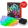 Image de Briloner, Bande LED, Starter Set RGB/W LED stripe 2,6m, 126 x white LED (Blanc chaud, RGB, 262.50 cm, Intérieur)