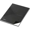Image de Rnk, Cahier + bloc-notes, Verlag Carnet de notes "notes carbon black", DIN A5, ligné (A5, À rayures, Couverture rigide)
