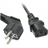 Image de Lindy Câble d'extension IEC de 0,7 m (0.70 m), Câble d'alimentation, Noir