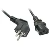 Image de Lindy Câble secteur IEC 5m Schuko à IEC-C13 (5 m), Câble d'alimentation, Noir