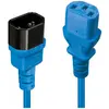 Image de Lindy, Rallonge, Rallonge IEC de 1m, bleu (1 m)