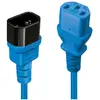 Image de Lindy, Rallonge, Extension IEC 2m, bleu (2 m)