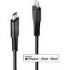 Image de Lindy câble de chargement USB type C vers Lightning renforcé (3 m, USB 2.0), Câble USB
