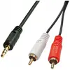 Image de Lindy Jack - Cinch N (3 m, Câble AUX, Câbles Cinch), Câble audio