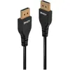Image de Lindy Câble DisplayPort 1.4 de 0.5m, connecteur DP slim à connecteur DP (0.50 m), Câble vidéo, Noir