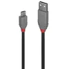 Image de Lindy 36732 1 m spécial extérieur anthra line usb 2.0 type a vers micro-b câble ? noir