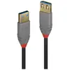 Image de Lindy USB/A-USB/A M-F (1 m, USB 3.2 Gen 1), Câble USB