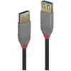 Image de Lindy USB/A-USB/A M-F (3 m, USB 3.2 Gen 1), Câble USB