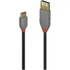 Image de Lindy Ligne Anthra C - A (2 m, USB 2.0, 15 W), Câble USB