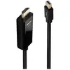 Image de Lindy Mini DisplayPort   HDMI (Typ A) (3 m), Câble vidéo, Noir