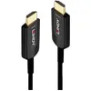 Image de Lindy Câble Fibre Optique Hybride Ultra Haute Vitesse HDMI (20 m), Câble vidéo, Noir