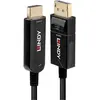 Image de Lindy 38494 Adaptateur de câble vidéo 50 m DisplayPort HDMI Type A (Standard) Noir (50 m), Câble vidéo, Noir