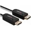 Image de Lindy 30m de câble Fibre Optic Hybrid DP 2.0 UBHR10 40Gbps, jusqu'à 8K60 (30 m), Câble vidéo, Noir