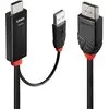Image de Lindy Câble adaptateur HDMI vers DisplayPort (2 m), Câble vidéo, Noir