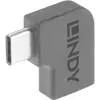 Image de Lindy Adaptateur USB C-USB C (USB-C), Adaptateur données + vidéo, Noir