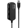 Image de Lindy Prolongation active PRO avec Hub (USB-A, 4 ports), Station d’accueil + hub USB, Noir