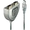 Image de Lindy Convertisseur USB RS232 2 ports. Fournit deux ports RS232 avec un connecteur 9pin, puce FTDI. (0.60 m), Câble d'interface