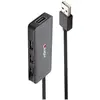 Image de Lindy Hub 4 ports USB 2.0 Pour la connexion de 4 périphériques USB 2.0 supplémentaires (USB-A, 4 ports), Station d’accueil + hub USB, Noir