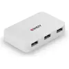 Image de Lindy Hub USB 3.0 Basic 4 Port (USB-A, 3 ports), Station d’accueil + hub USB, Blanc