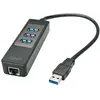 Image de Lindy USB 3.1 Hub (USB-A, 4 ports), Station d’accueil + hub USB, Noir