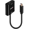 Image de Lindy Convertisseur USB type C vers DisplayPort 4K144 (4.50 cm), Adaptateur données + vidéo, Noir