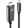 Image de Lindy Câble adaptateur USB Type C vers HDMI avec HDR (10 m), Câble vidéo, Noir