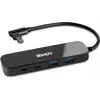 Image de Lindy Hub USB 3.2 Gen 1 type C 4 ports (USB-C, 4 ports), Station d’accueil + hub USB, Noir