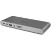 Image de Lindy Station d'accueil USB 3.2 type C pour ordinateur portable (USB-C), Station d’accueil + hub USB, Argent