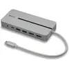 Image de Lindy DST-Pro M (USB-C, 7 ports), Station d’accueil + hub USB, Blanc, Argent