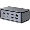 Image de Lindy DST-Pro (USB-C, 14 ports), Station d’accueil + hub USB, Gris