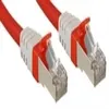 Image de Lindy Premium - Cordon de raccordement - RJ-45 (M) pour RJ-45 (M) - 1 m - SFTP - CAT 6a - sans halogène - rouge