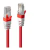 Image de Lindy Premium - Cordon de raccordement - RJ-45 (M) pour RJ-45 (M) - 7.5 m - SFTP - CAT 6a - sans halogène - rouge