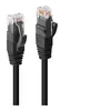 Image de Lindy Premium - Cordon de raccordement - RJ-45 (M) pour RJ-45 (M) - 50 cm - UTP - CAT 6 - sans halogène, sans crochet - noir