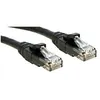 Image de Lindy Premium - Cordon de raccordement - RJ-45 (M) pour RJ-45 (M) - 7.5 m - UTP - CAT 6 - sans halogène, sans crochet - noir