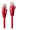 Image de Lindy Premium - Cordon de raccordement - RJ-45 (M) pour RJ-45 (M) - 30 cm - UTP - CAT 6 - sans halogène, sans crochet - rouge