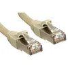 Image de Lindy - Cordon de raccordement - RJ-45 (M) pour RJ-45 (M) - 10 m - SFTP - CAT 6 - moulé, sans crochet, bloqué - gris