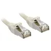 Image de Lindy - Cordon de raccordement - RJ-45 (M) pour RJ-45 (M) - 15 m - SFTP - CAT 6 - sans halogène, moulé, sans crochet, bloqué - gris