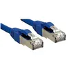 Image de Lindy Premium - Cordon de raccordement - RJ-45 (M) pour RJ-45 (M) - 3 m - SFTP - CAT 6 - sans halogène - bleu