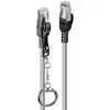 Image de Lindy Cat., S/FTP, câble réseau de sécurité, gris (S/FTP, CAT6a, 20 m), Câble réseau